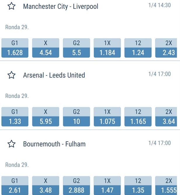 1xBet Deportes Disponibles