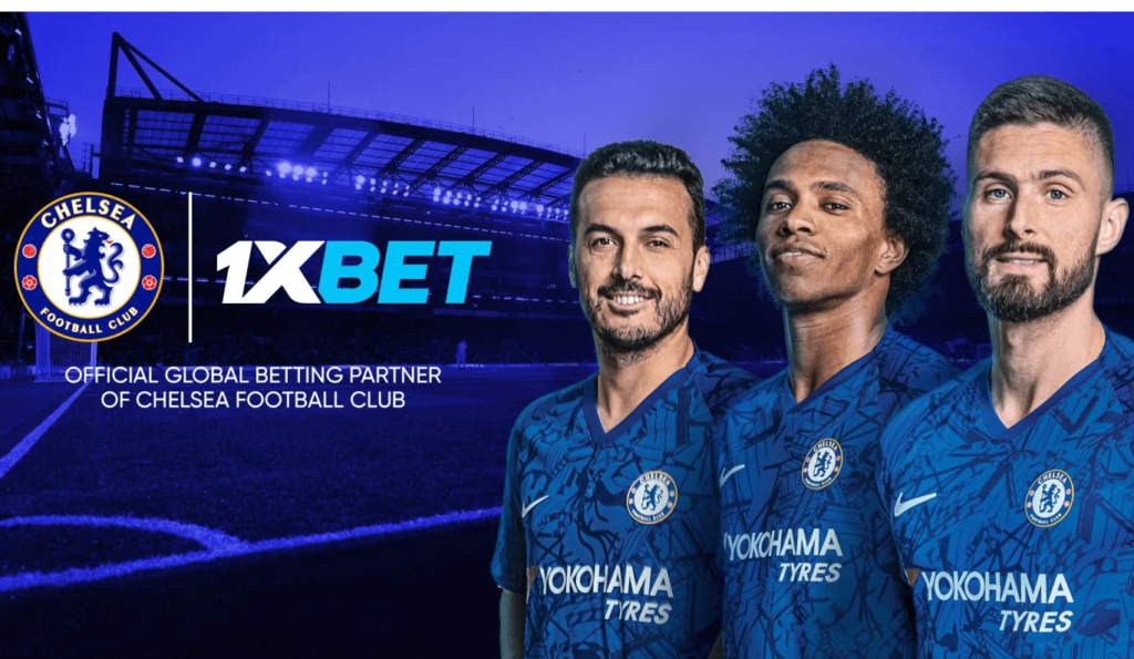 1xbet chelsea patrocinador