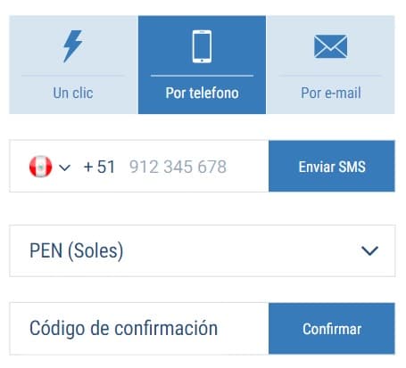 Regístrate En 1xBet Móvil