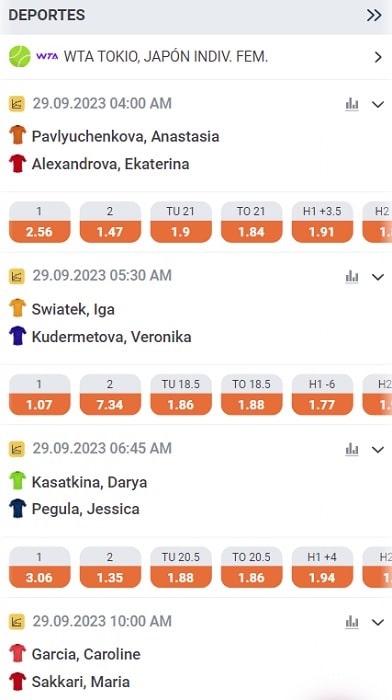 TonyBet Aplicación Móvil