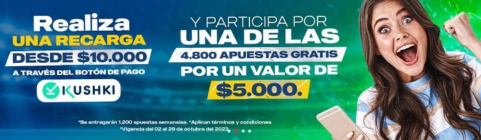 Bono de Bienvenida en BetPlay