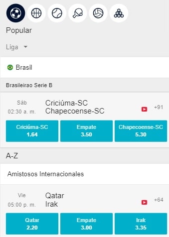 BetPlay Apuestas en Directo