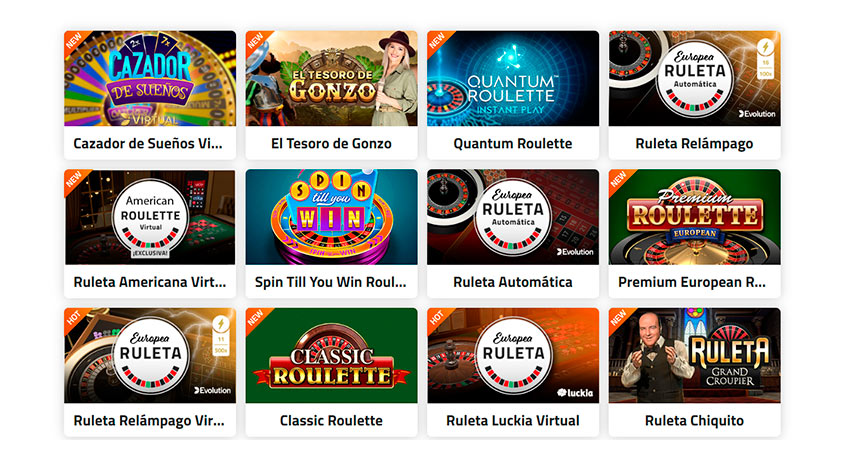 codigo promocional luckia casino ruleta en vivo