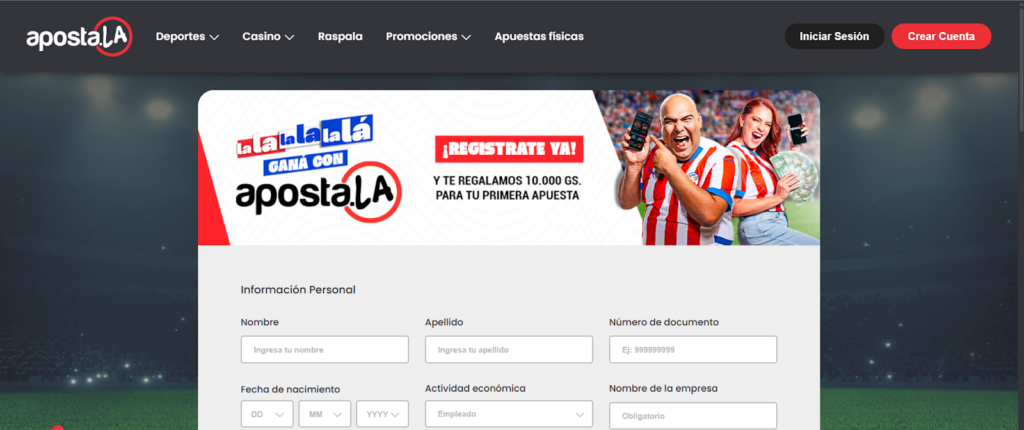 Código promocional aposta.la